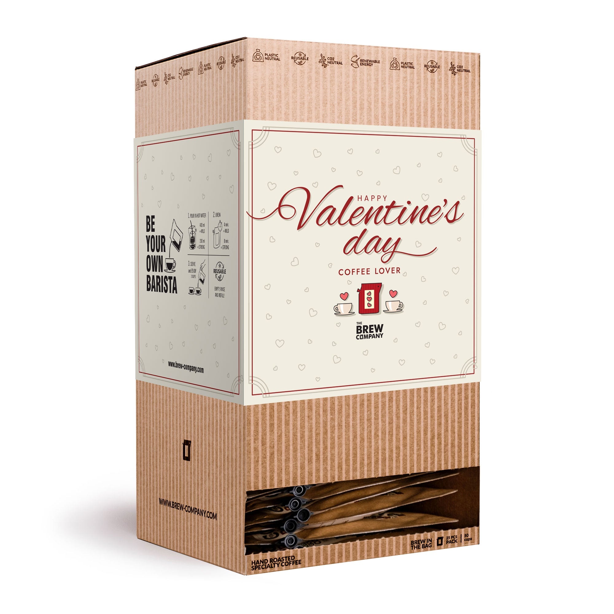 VALENTINE'S DAY SPECIALTY COFFEE GIFT BOX 25 PCS
