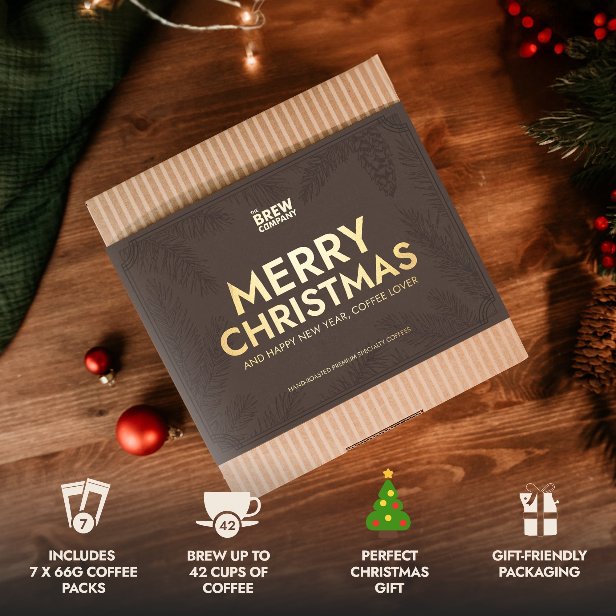 PREMIUM SPECIALTY COFFEE BEAN CHRISTMAS GIFT BOX